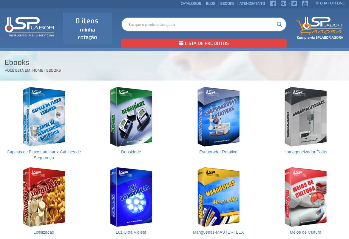EBOOKS Como adquirir Produtos para Laboratório -Leia nossos E-BOOKS
