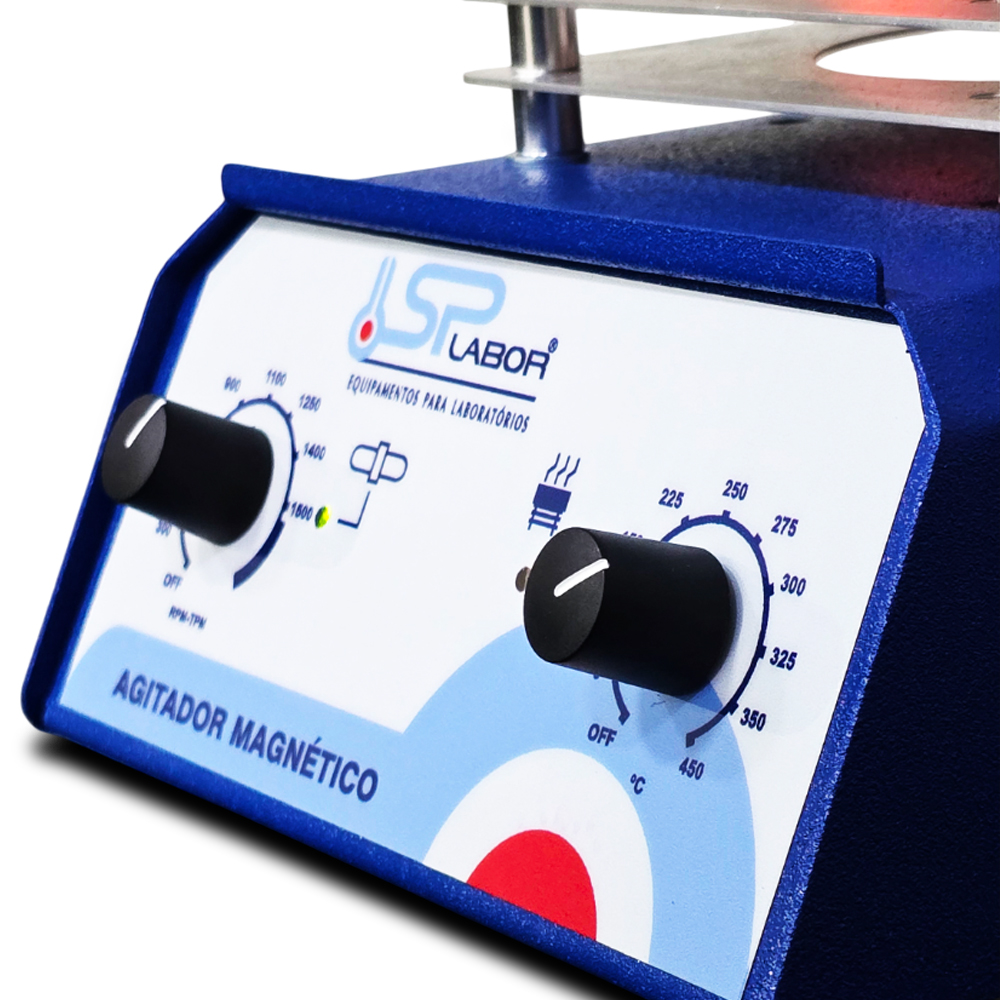 Agitador Magnetico com Aquecimento SP 160E 16 Agitador Magnético com Aquecimento - SP-160E (16)