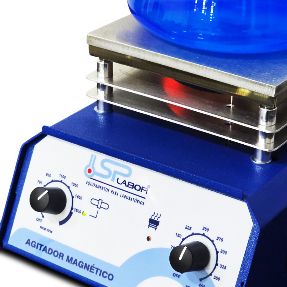 Agitador Magnetico com Aquecimento SP 160E 9 Agitador Magnético com Aquecimento - SP-160E (9)
