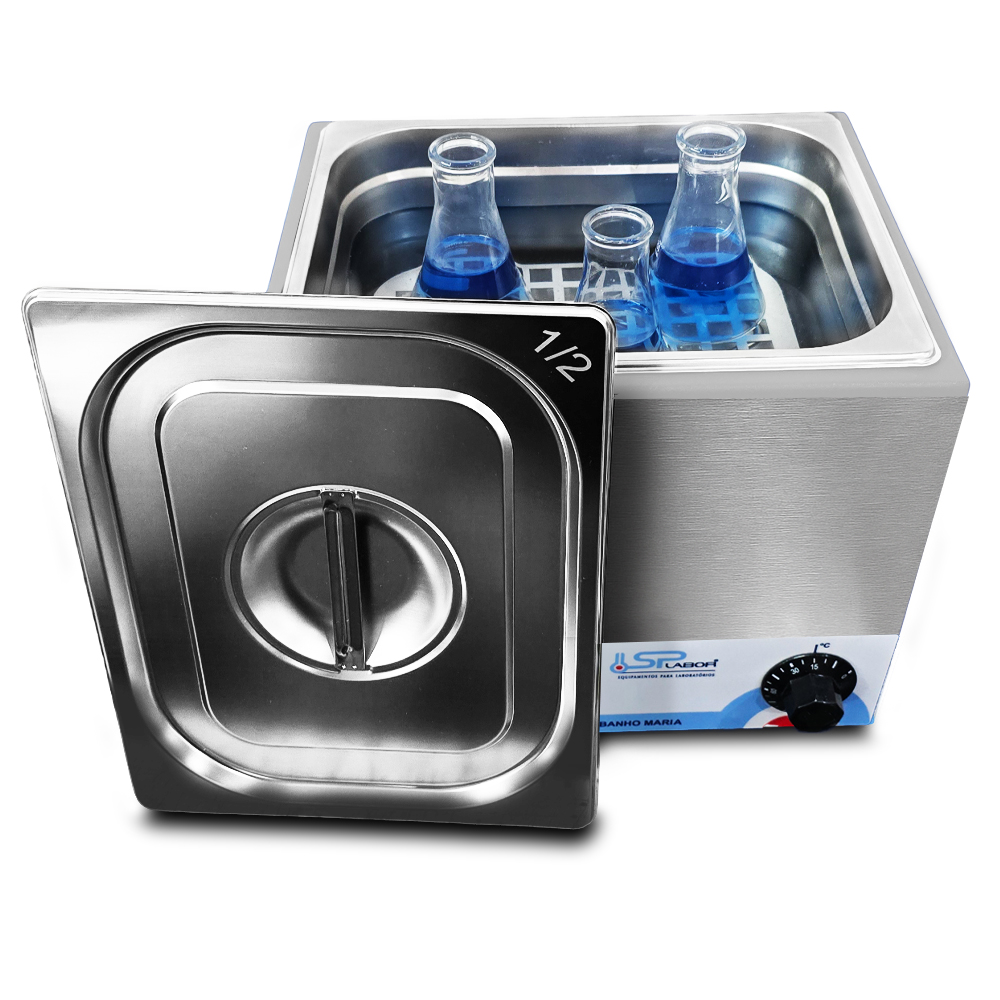 Banho Maria Analogico em Aco Inox 12 Litros 20 Banho Maria Analógico em Aço Inox - 12 Litros (20)