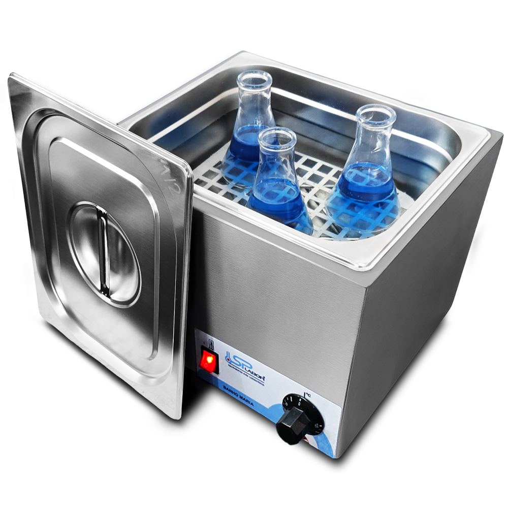 Banho Maria Analogico em Aco Inox 12 Litros 22 Banho Maria Analógico em Aço Inox - 12 Litros (22)