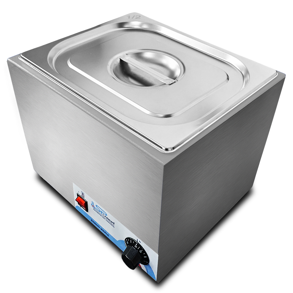 Banho Maria Analogico em Aco Inox 12 Litros 3 Banho Maria Analógico em Aço Inox - 12 Litros (3)