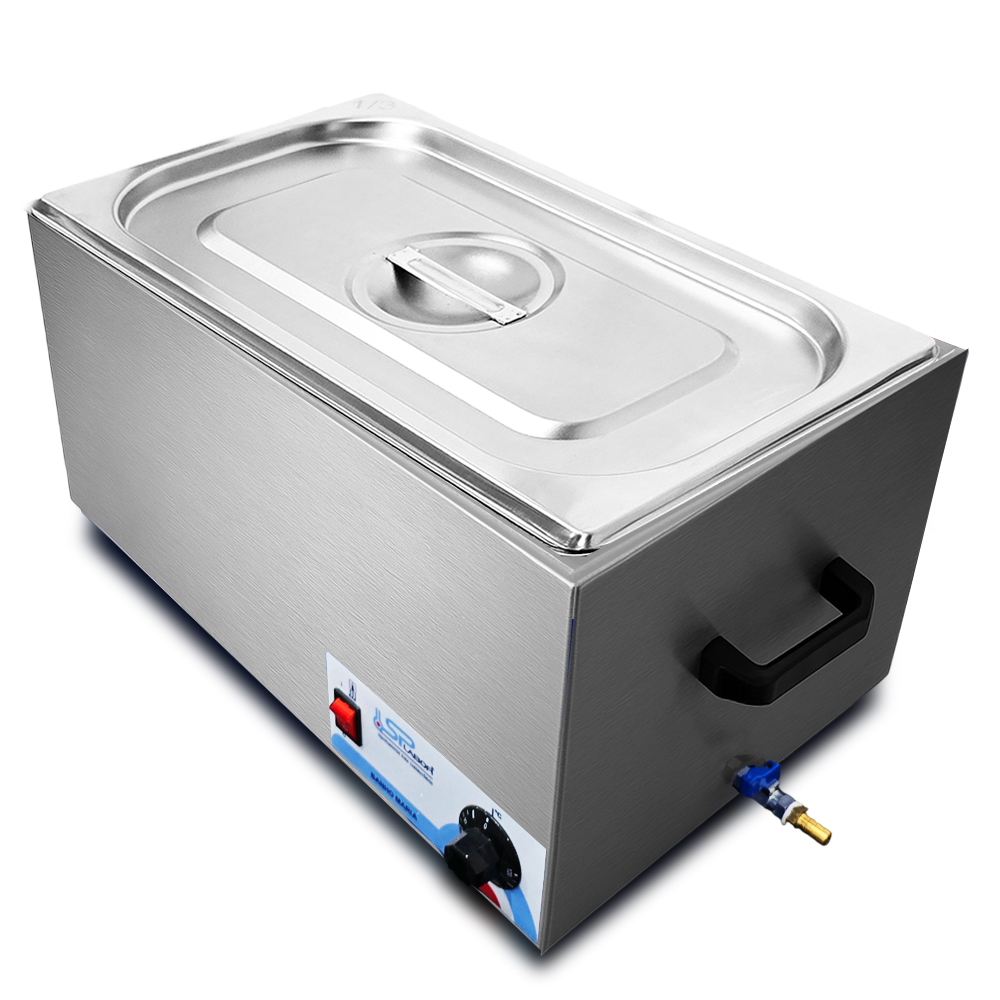 Banho Maria Analogico em Aco Inox 16 Litros 25 Banho Maria Analógico em Aço Inox - 16 Litros (25)