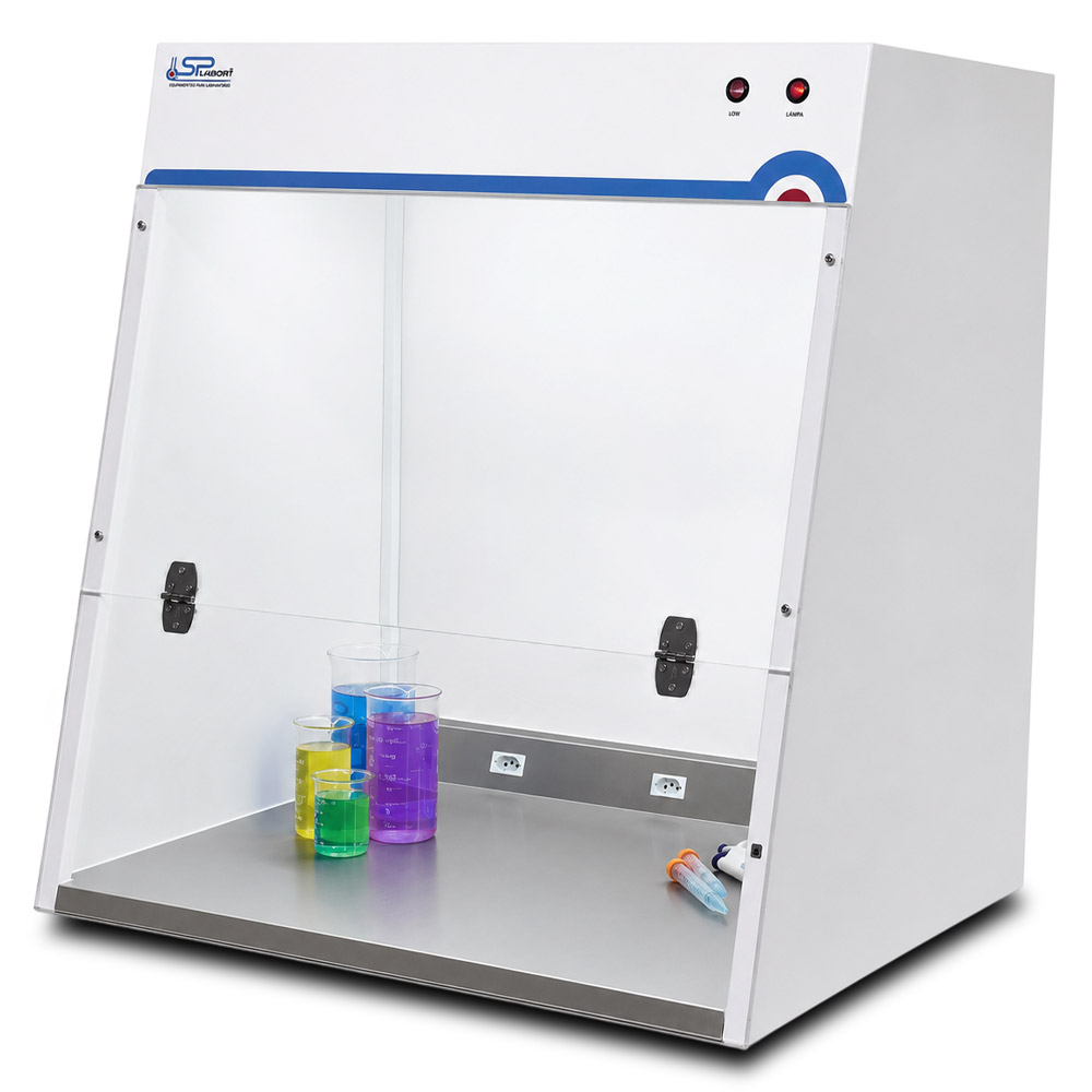 Cabine Workstation 1 1 Cabine Asséptica Workstation para PCR / DNA - Lâmpada Interna UV-C (254nm) - Modelo SP-227 - Imagem 2
