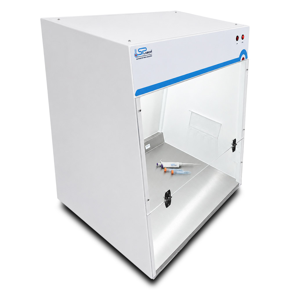 Cabine Workstation 12 Cabine Asséptica Workstation para PCR / DNA - Lâmpada Interna UV-C (254nm) - Modelo SP-227 - Imagem 8