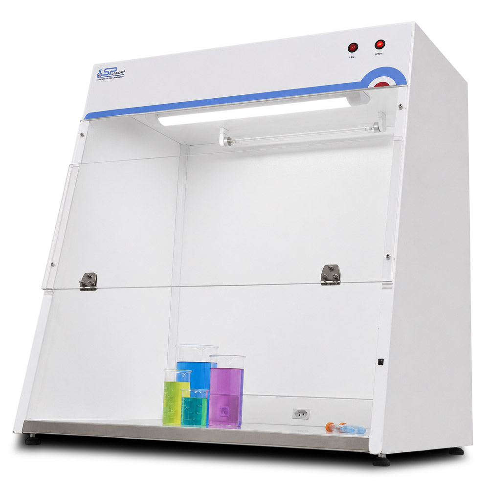 Cabine Workstation 4 Cabine Asséptica Workstation para PCR / DNA - Lâmpada Interna UV-C (254nm) - Modelo SP-227 - Imagem 3
