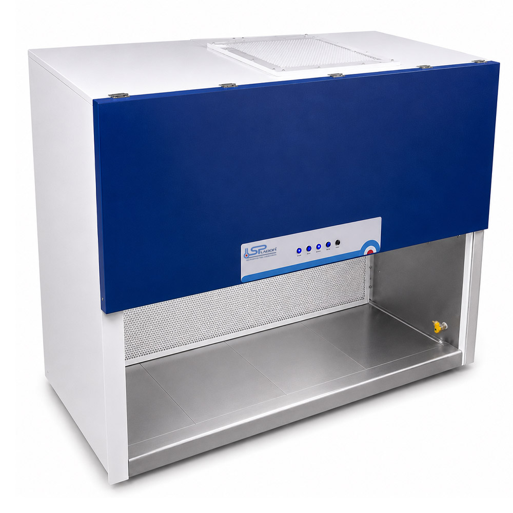Capela de Fluxo Laminar Horizontal SP 1890 9 Capela de Fluxo Laminar Horizontal de Bancada com Área de Trabalho Inox - Dimensões Internas (LxPxA) 1890x504x665mm - Modelo SP-1890/6-HI - SPLABOR (@) - Imagem 2