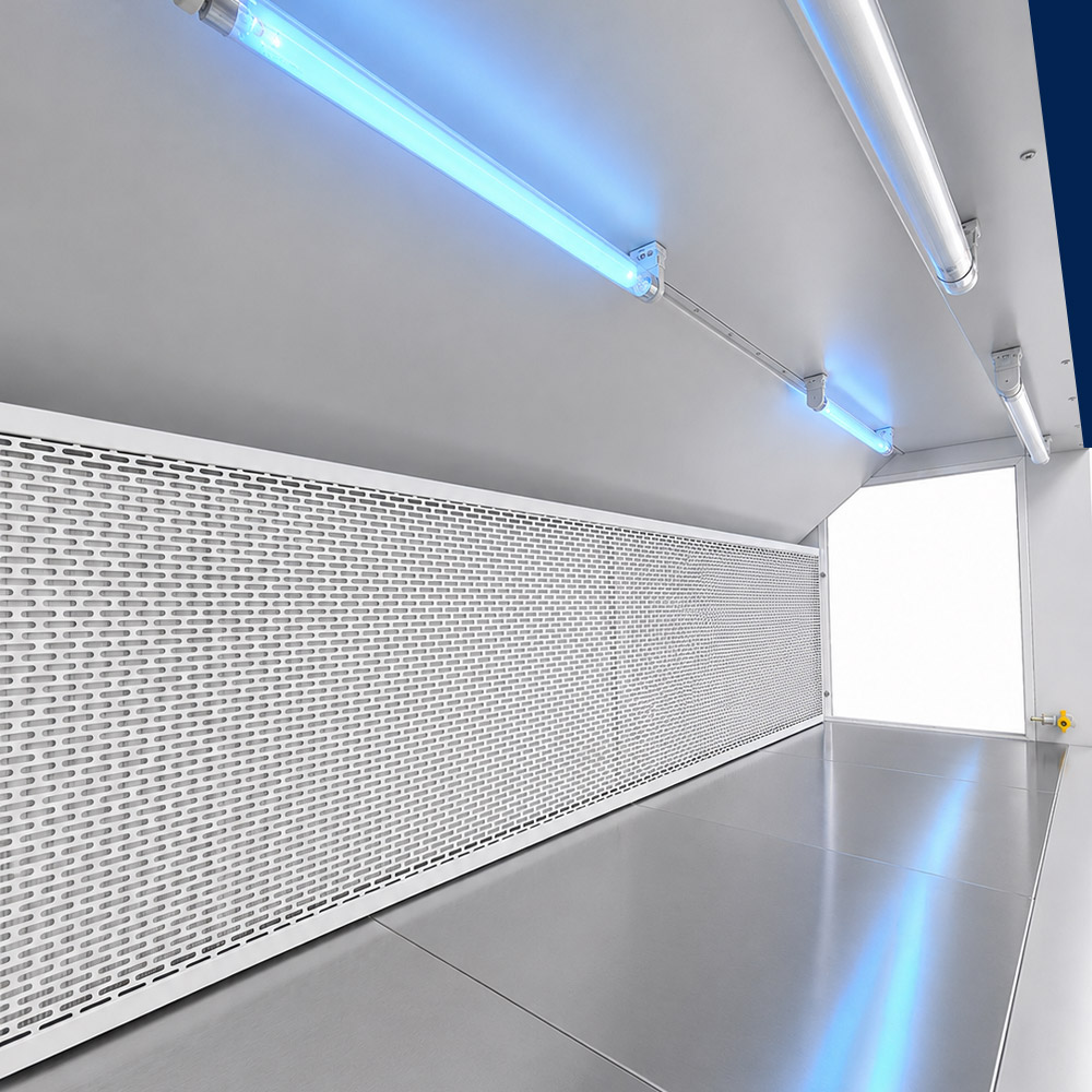 Capela de Fluxo Laminar com Lateral de Vidro SP 1890F 12 Capela de Fluxo Laminar Horizontal de Bancada com Laterais em Vidro - Dimensões Internas (LxPxA) 1890x504x665mm - Modelo SP-1890/6-HLV - SPLABOR (@) - Imagem 15