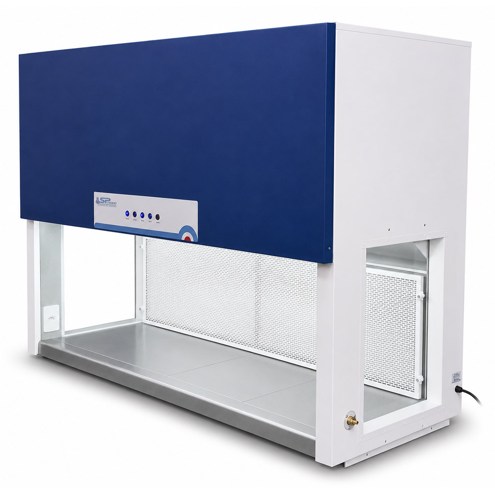 Capela de Fluxo Laminar com Lateral de Vidro SP 1890F 16 Capela de Fluxo Laminar Horizontal de Bancada com Laterais em Vidro - Dimensões Internas (LxPxA) 1890x504x665mm - Modelo SP-1890/6-HLV - SPLABOR (@) - Imagem 6