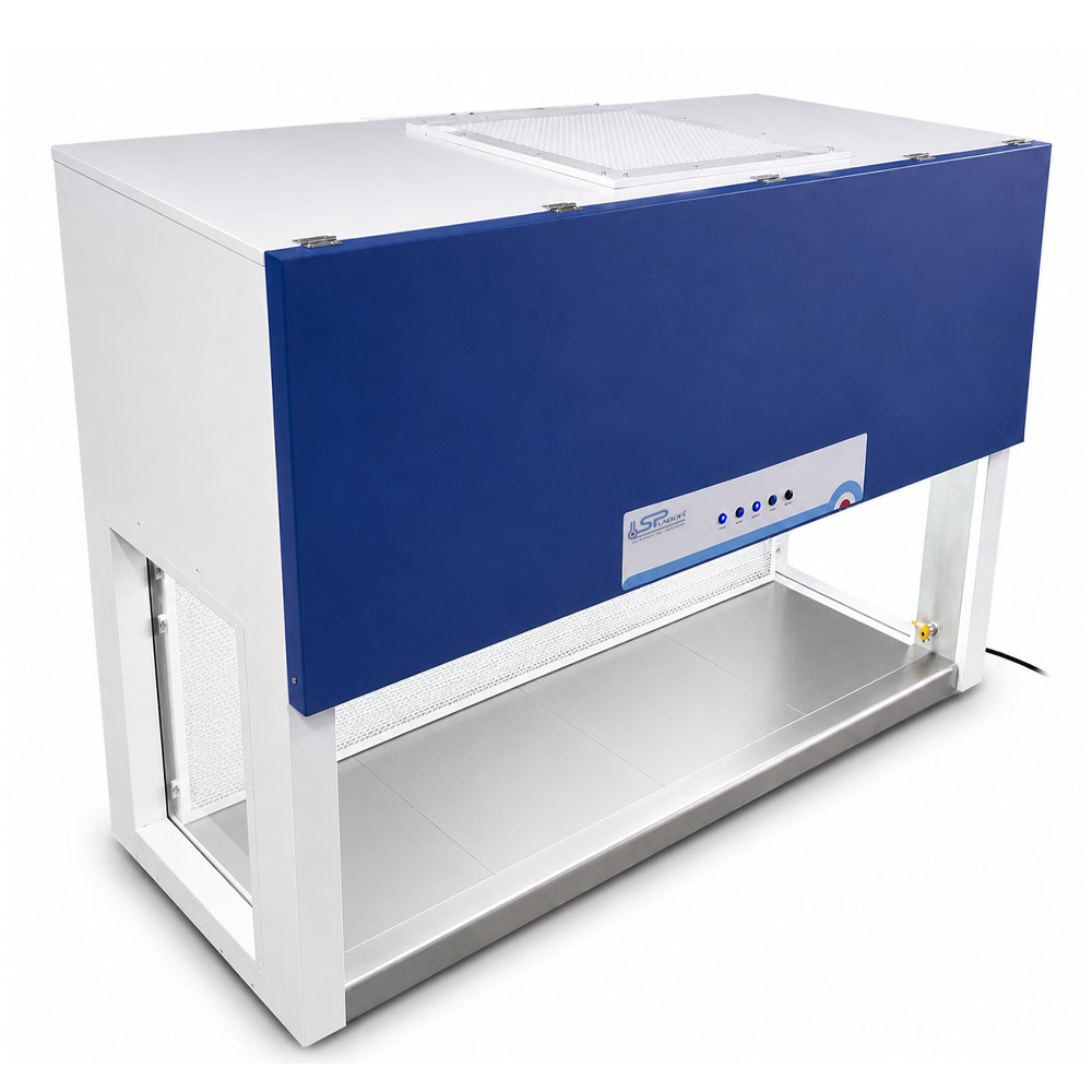 Capela de Fluxo Laminar com Lateral de Vidro SP 1890F 17 Capela de Fluxo Laminar Horizontal de Bancada com Laterais em Vidro - Dimensões Internas (LxPxA) 1890x504x665mm - Modelo SP-1890/6-HLV - SPLABOR (@) - Imagem 7