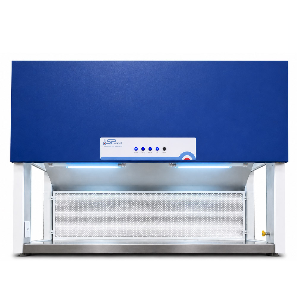 Capela de Fluxo Laminar com Lateral de Vidro SP 1890F 5 Capela de Fluxo Laminar Horizontal de Bancada com Laterais em Vidro - Dimensões Internas (LxPxA) 1890x504x665mm - Modelo SP-1890/6-HLV - SPLABOR (@) - Imagem 3