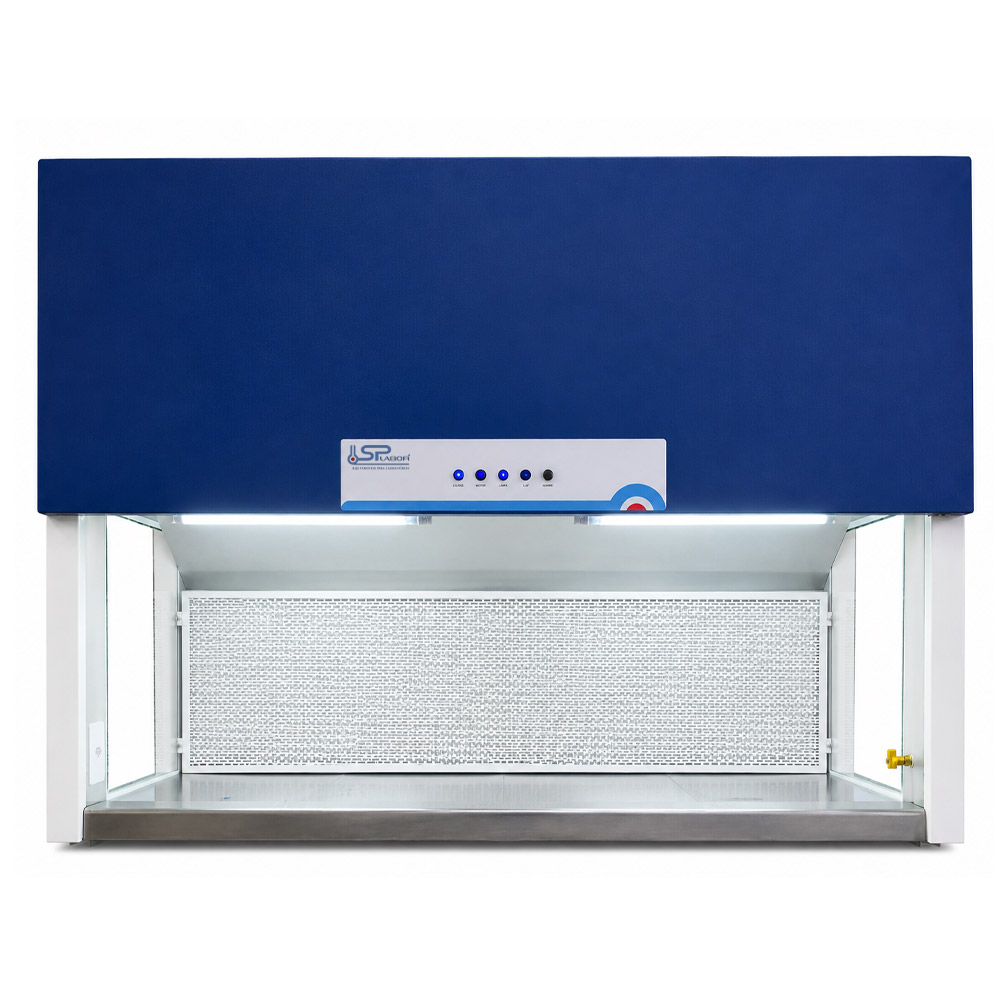 Capela de Fluxo Laminar com Lateral de Vidro SP 1890F 9 Capela de Fluxo Laminar Horizontal de Bancada com Laterais em Vidro - Dimensões Internas (LxPxA) 1890x504x665mm - Modelo SP-1890/6-HLV - SPLABOR (@) - Imagem 5