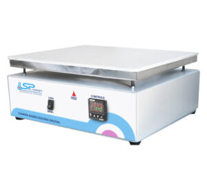 Chapa Aquecedora Digital com Plataforma de Aço Inox