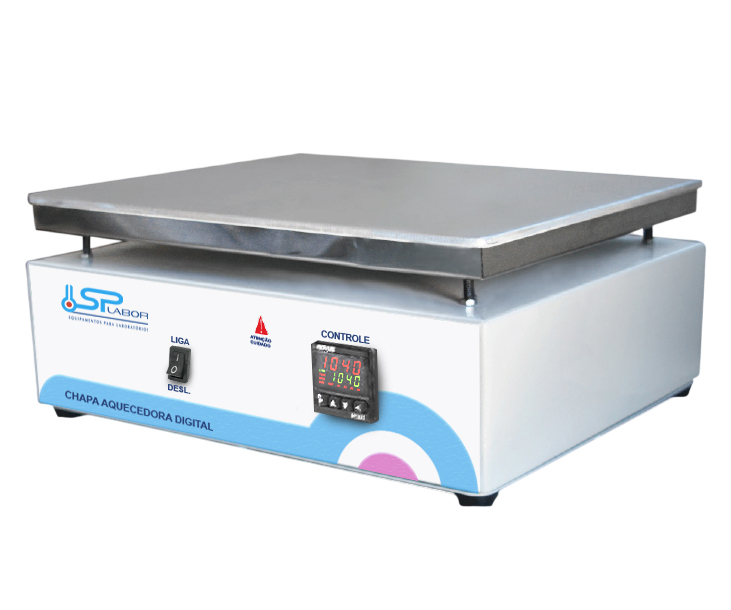 Chapa Aquecedora Digital com Plataforma de Aluminio Chapa Aquecedora Digital com Plataforma de Alumínio
