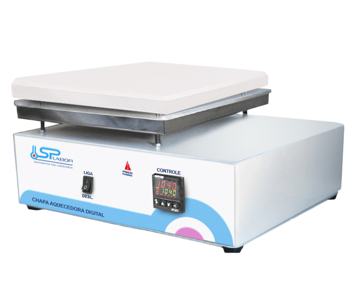 Chapa Aquecedora Digital com Plataforma de Ceramica Chapa Aquecedora Digital com Plataforma de Cerâmica