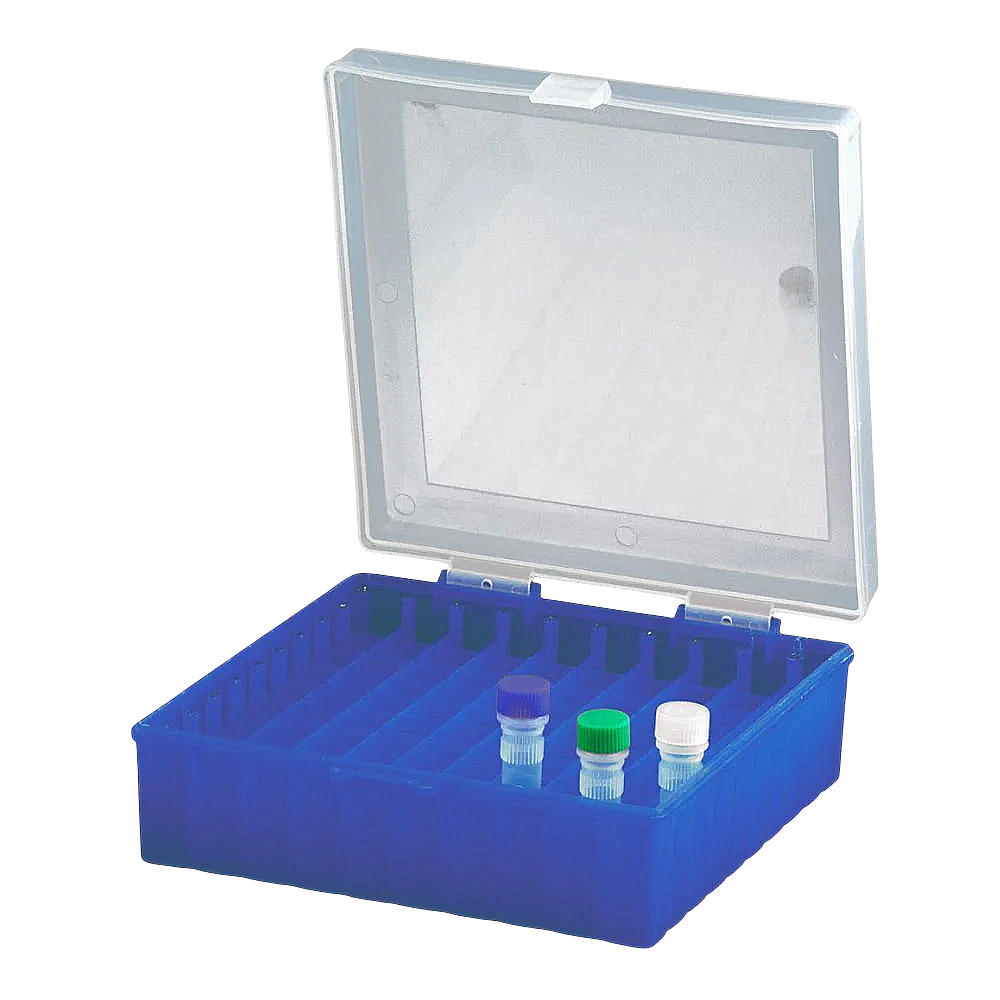 Criobox para 100 Tubos de 20mL Azul Criobox para 100 Tubos de 2,0mL - Azul