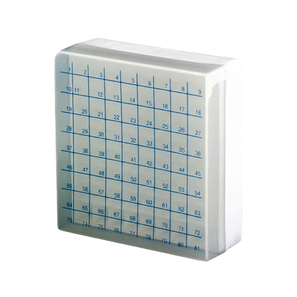 Criobox para 81 Tubos de 20mL Criobox para 81 Tubos de 2,0mL