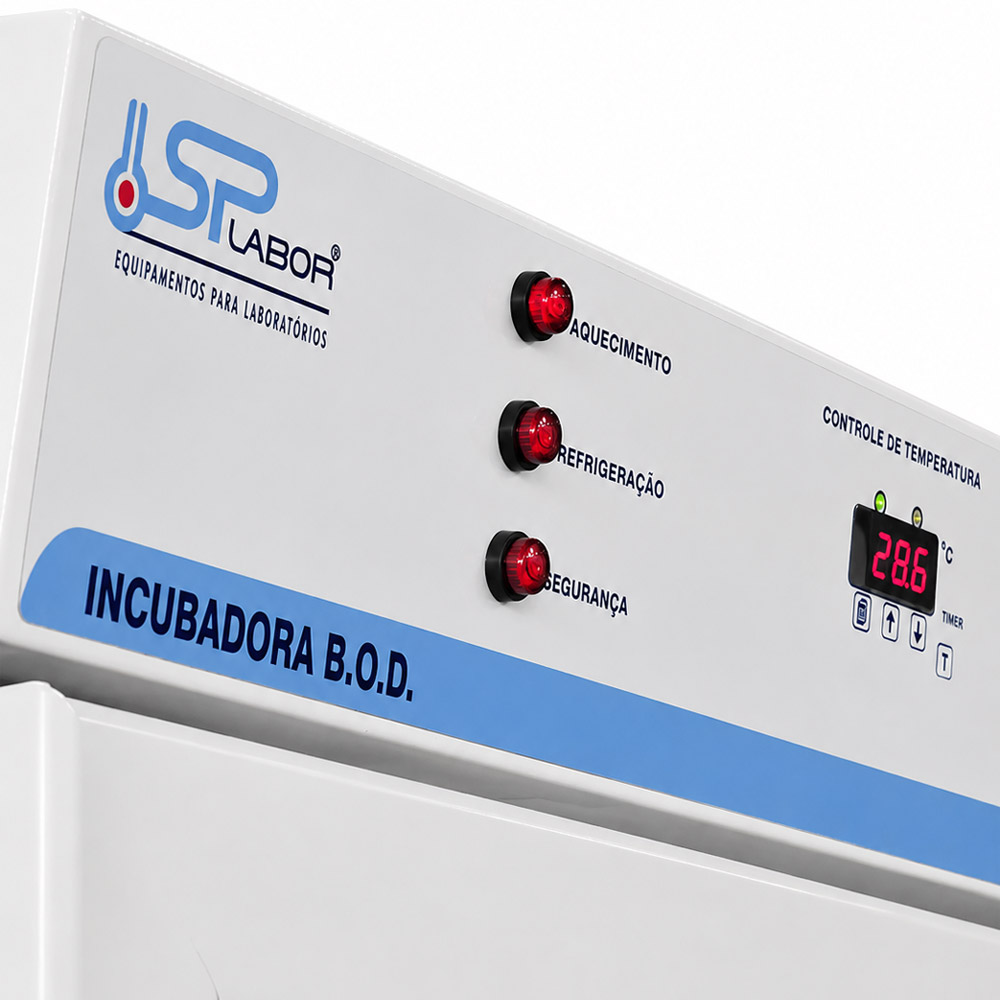 Incubadora para BOD tipo Vitrine 572 litros 17 Incubadora para BOD - Tipo Vitrine - Porta de Vidro - Capacidade 572 Litros - 3 Prateleiras - Modelo SP-209/572 - SPLABOR - Imagem 12