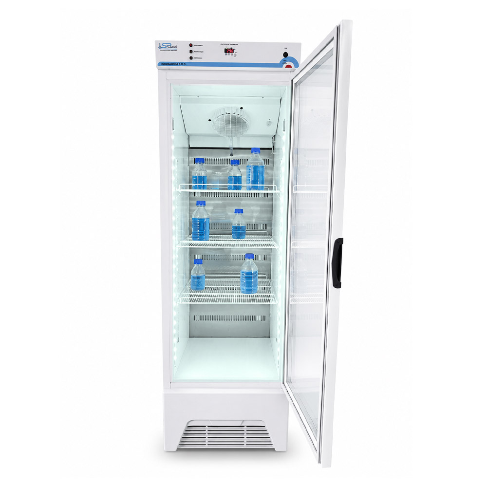 Incubadora para BOD tipo Vitrine 572 litros 9 Incubadora para BOD - Tipo Vitrine - Porta de Vidro - Capacidade 572 Litros - 3 Prateleiras - Modelo SP-209/572 - SPLABOR - Imagem 2
