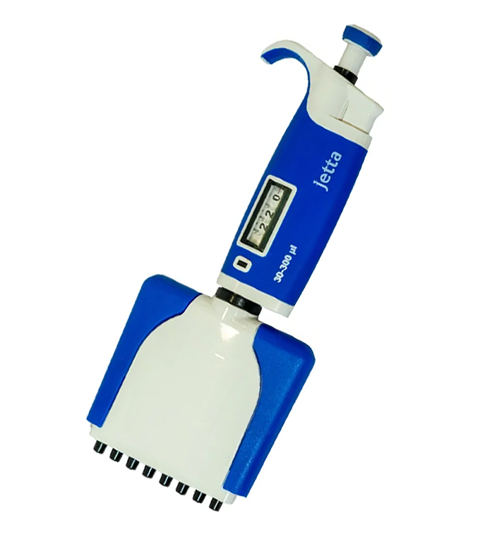 Micropipeta Multicanal com 8 Canais – Totalmente Autoclavavel JETTA Micropipeta Multicanal com 8 Canais – Totalmente Autoclavável - JETTA