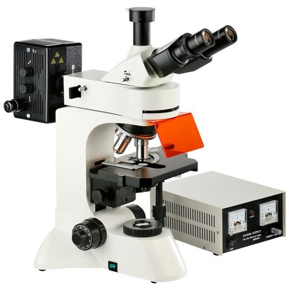 Microscopio Trinocular com Fluorescencia FLUO3 Microscópio Trinocular com Fluorescência - FLUO3