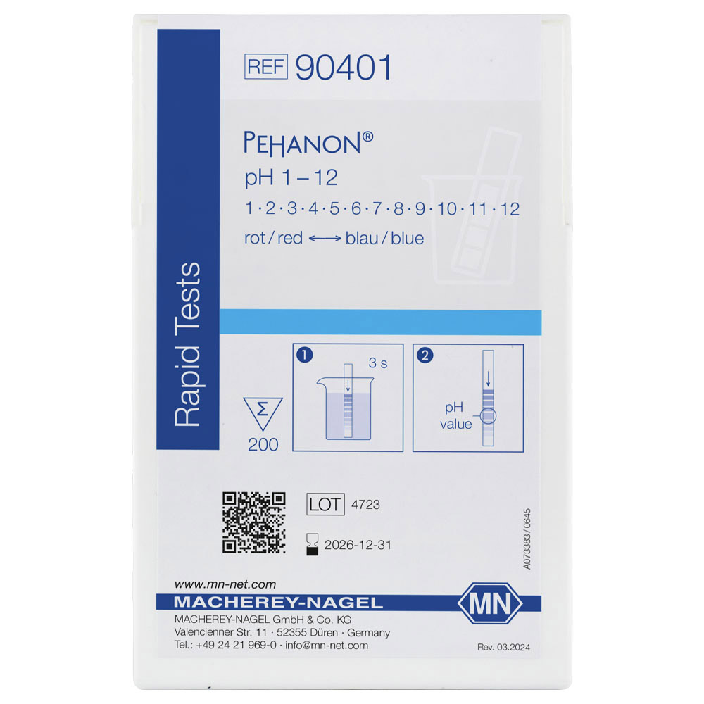 Papel Indicador de pH PEHANON 90401 Papel Indicador de pH PEHANON - 90401