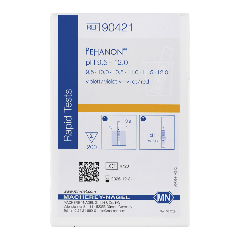 Papel Indicador de pH PEHANON para Solucoes Coloridas 90421 Papel Indicador de pH PEHANON para Soluções Coloridas - 90421